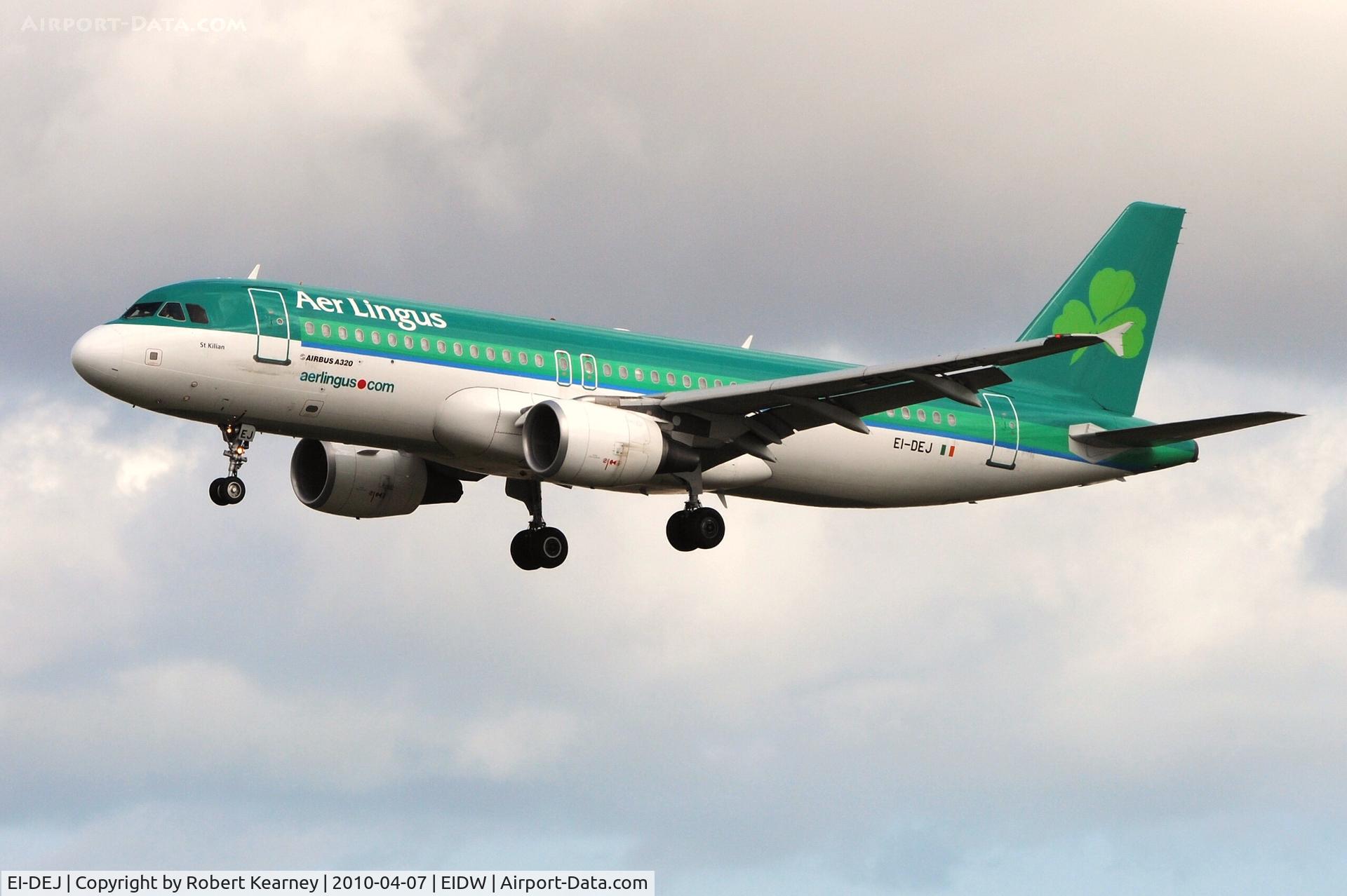 EI-DEJ, 2005 Airbus A320-214 C/N 2364, Aer lingus on short finals
