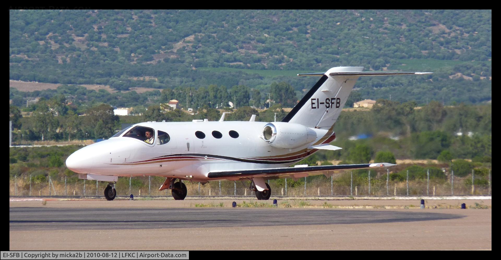 EI-SFB, 2008 Cessna 510 Citation Mustang Citation Mustang C/N 510-0145, Arrival.