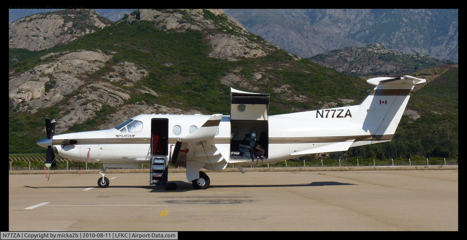 N77ZA, 1999 Pilatus PC-12/45 C/N 300, Parked.