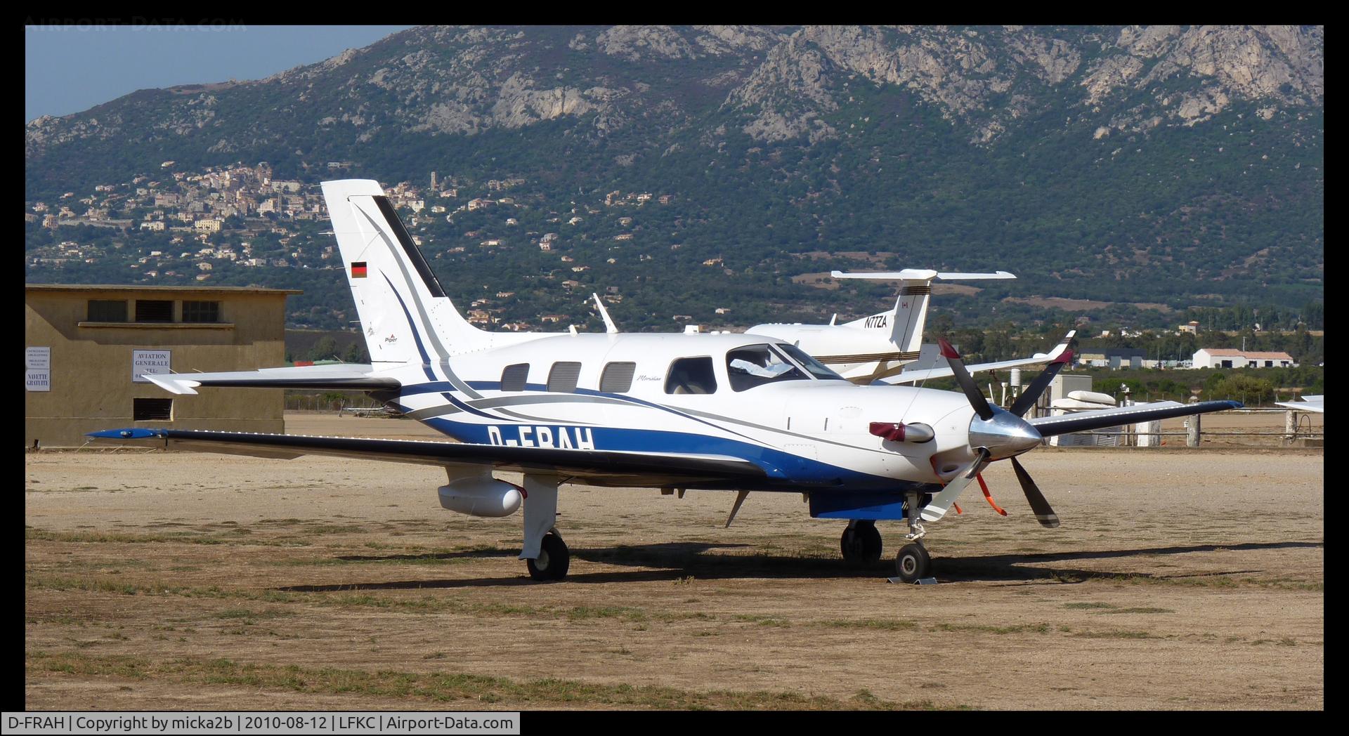 D-FRAH, 2006 Piper PA-46-500TP Malibu Meridian C/N 4697276, Parked.