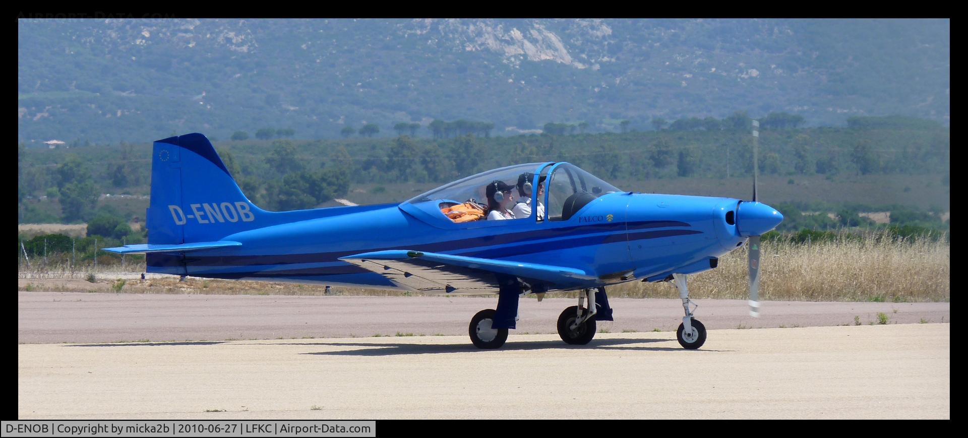 D-ENOB, Aeromere F-8L Falco III C/N 206, Arrival.
