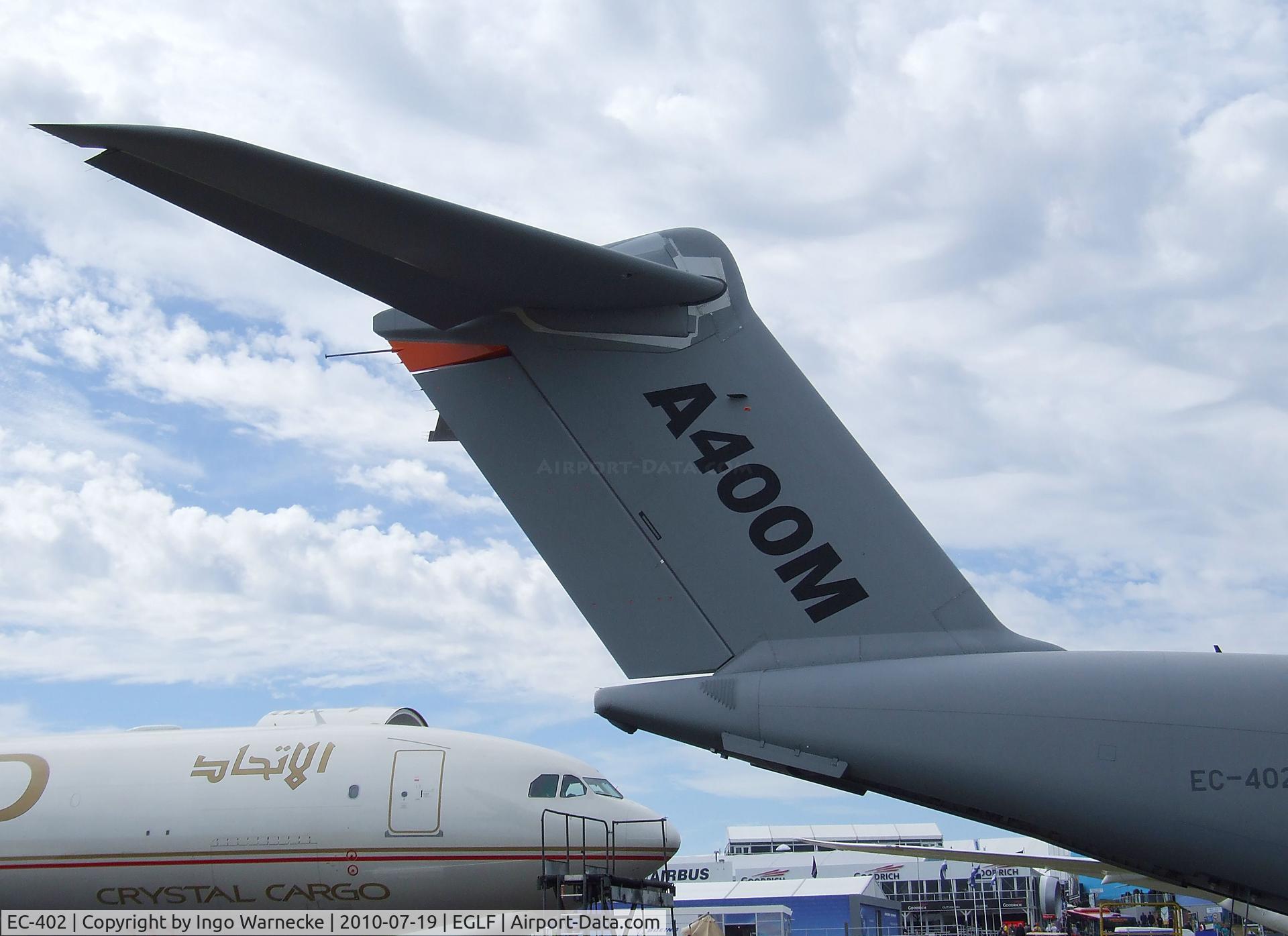EC-402, 2010 Airbus A400M Atlas C/N 002, Airbus A400M second prototype at Farnborough International 2010