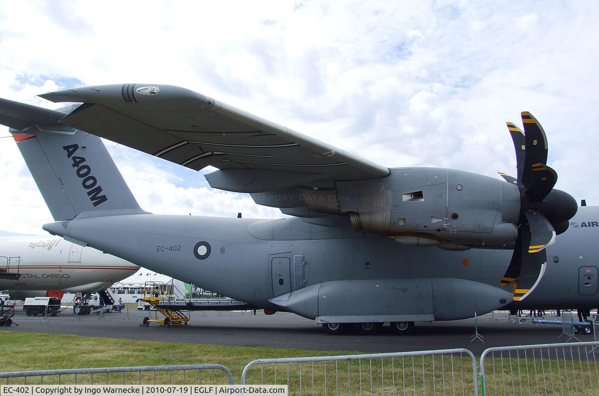 EC-402, 2010 Airbus A400M Atlas C/N 002, Airbus A400M second prototype at Farnborough International 2010