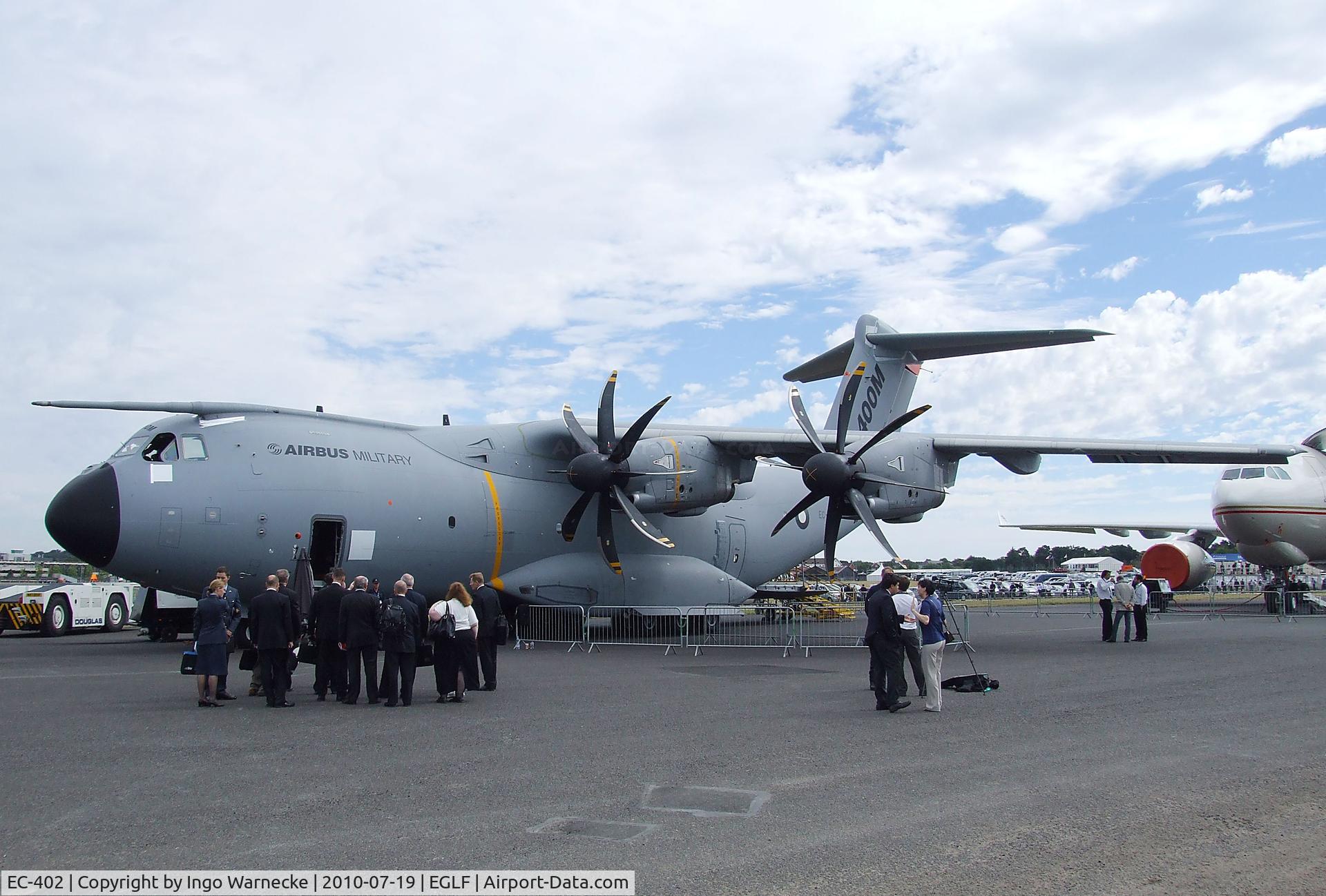 EC-402, 2010 Airbus A400M Atlas C/N 002, Airbus A400M second prototype at Farnborough International 2010