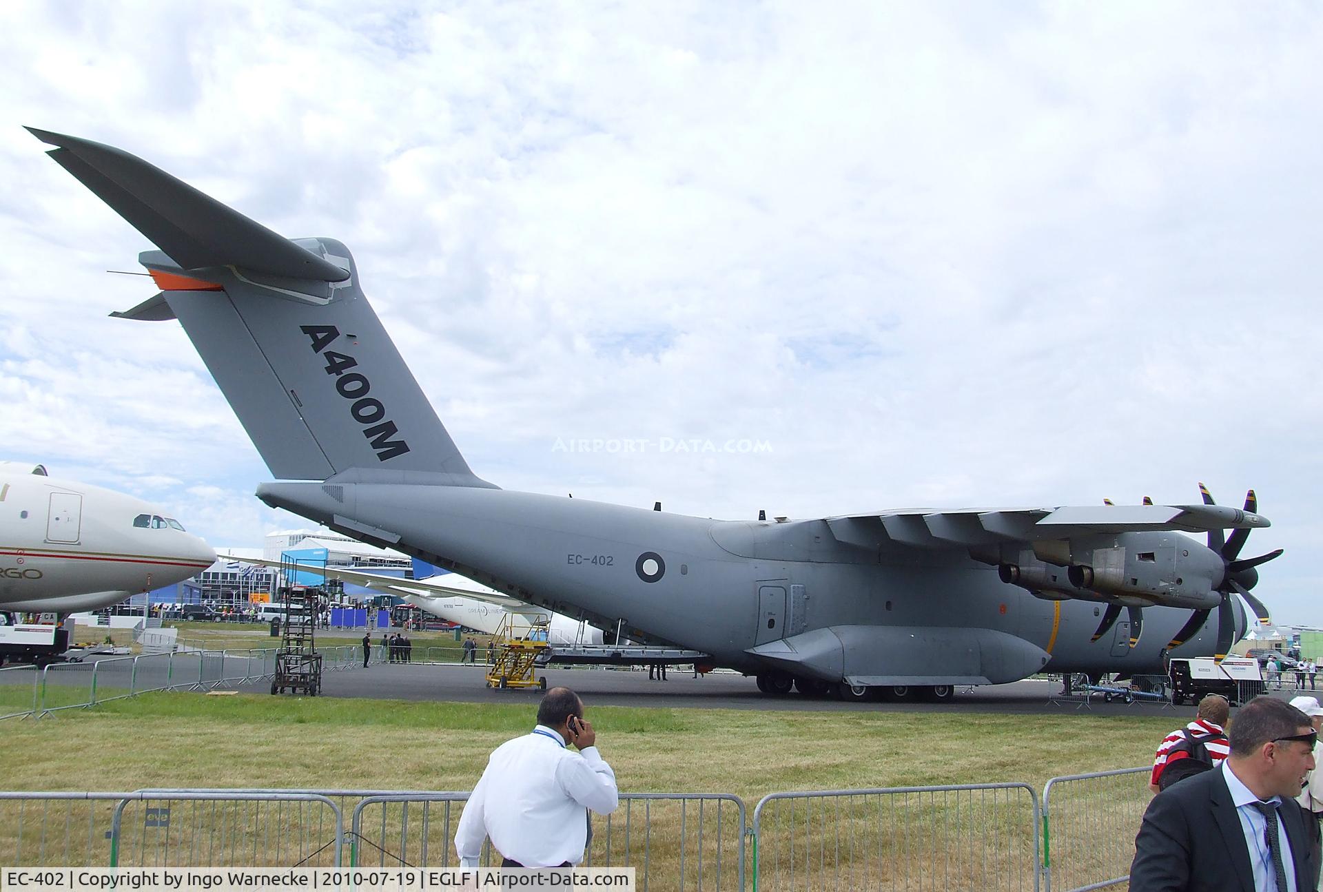 EC-402, 2010 Airbus A400M Atlas C/N 002, Airbus A400M second prototype at Farnborough International 2010