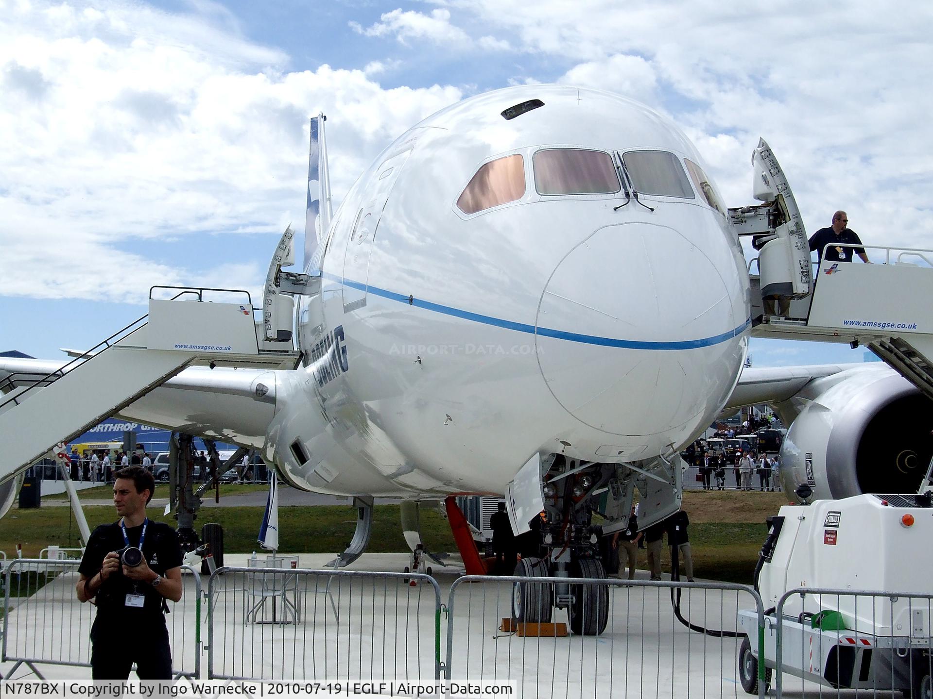 N787BX, 2010 Boeing 787-8 Dreamliner C/N 40692, Boeing 787-8 Dreamliner at Farnborough International 2010