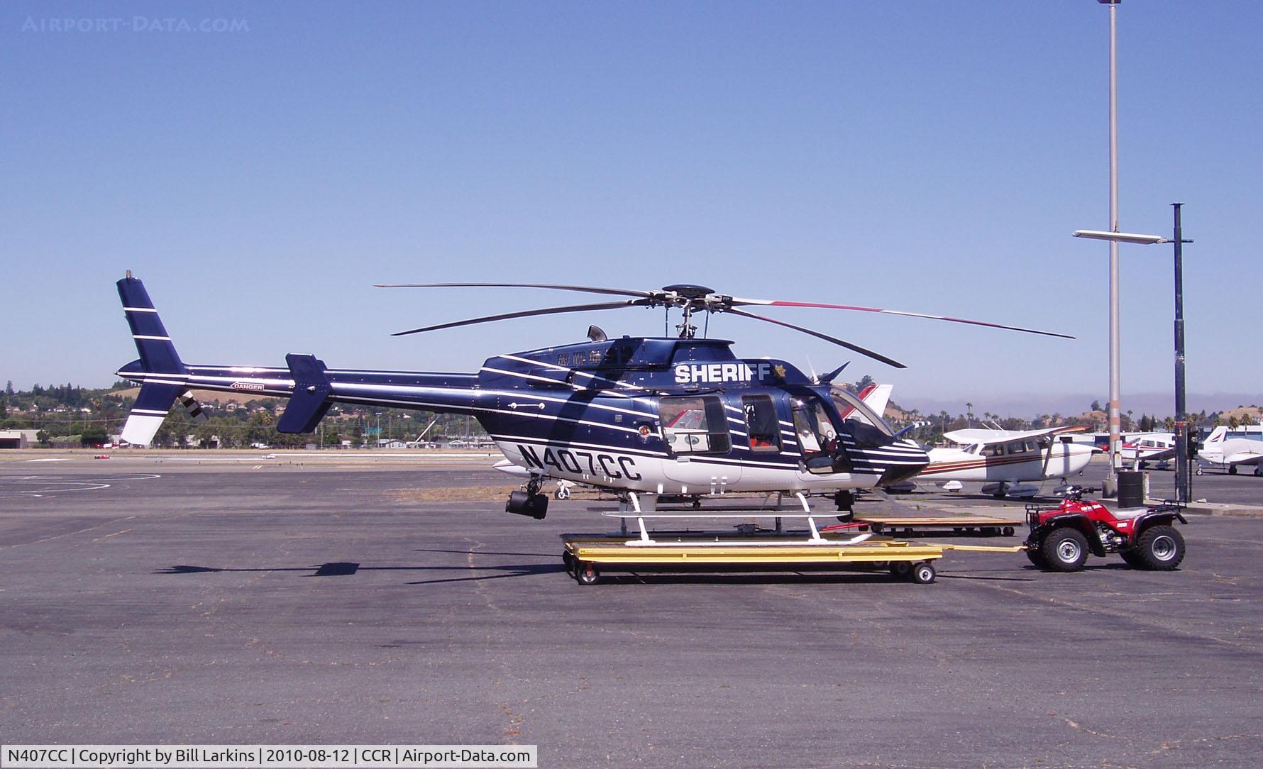 N407CC, 1997 Bell 407 C/N 53090, Contra Costa County Sheriff's Department.