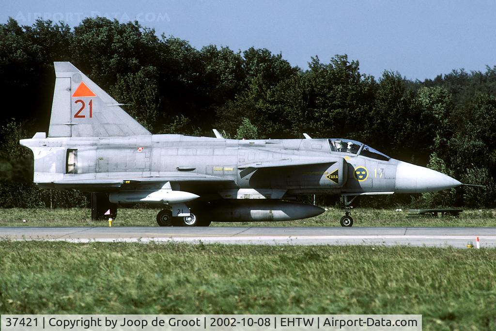 37421, Saab AJSF 37 Viggen C/N 37421, In the aftermath of its career the Viggen participated in the Frisian Flag exercise.