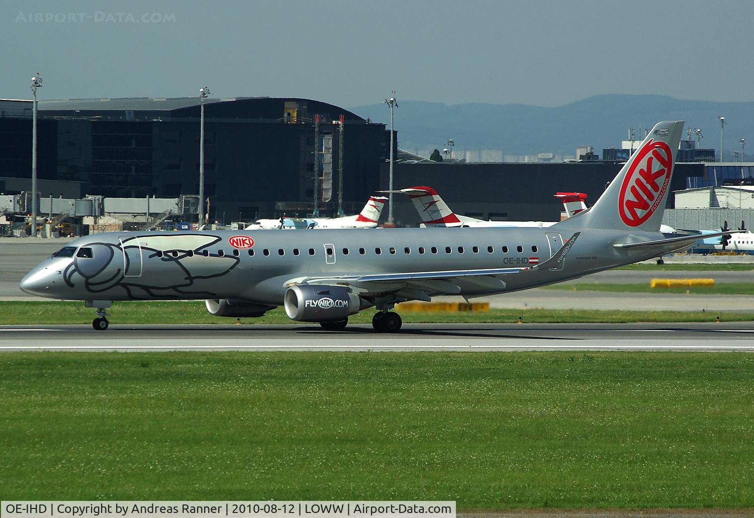 OE-IHD, 2010 Embraer E190 (ERJ-190-100) C/N 19000354, Fly Niki Embraer ERJ190