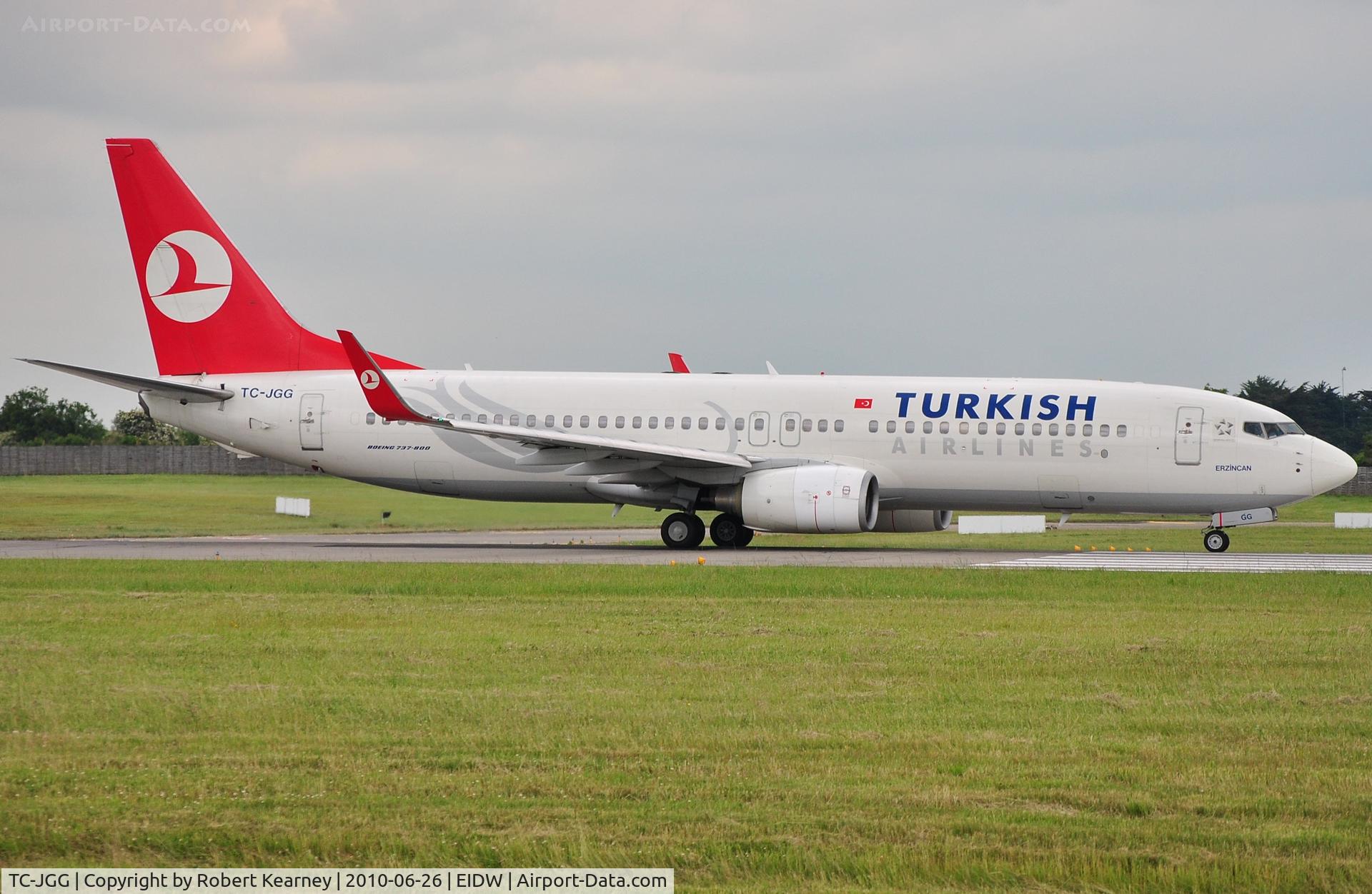 TC-JGG, 2005 Boeing 737-8F2 C/N 34405, THY lining up r/w 10