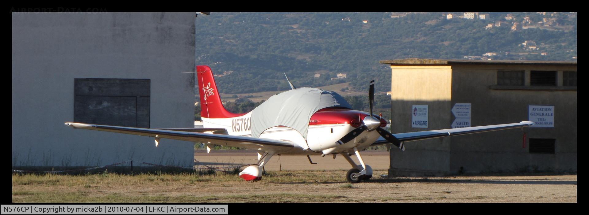 N576CP, Cirrus SR22 C/N 3342, Parked.