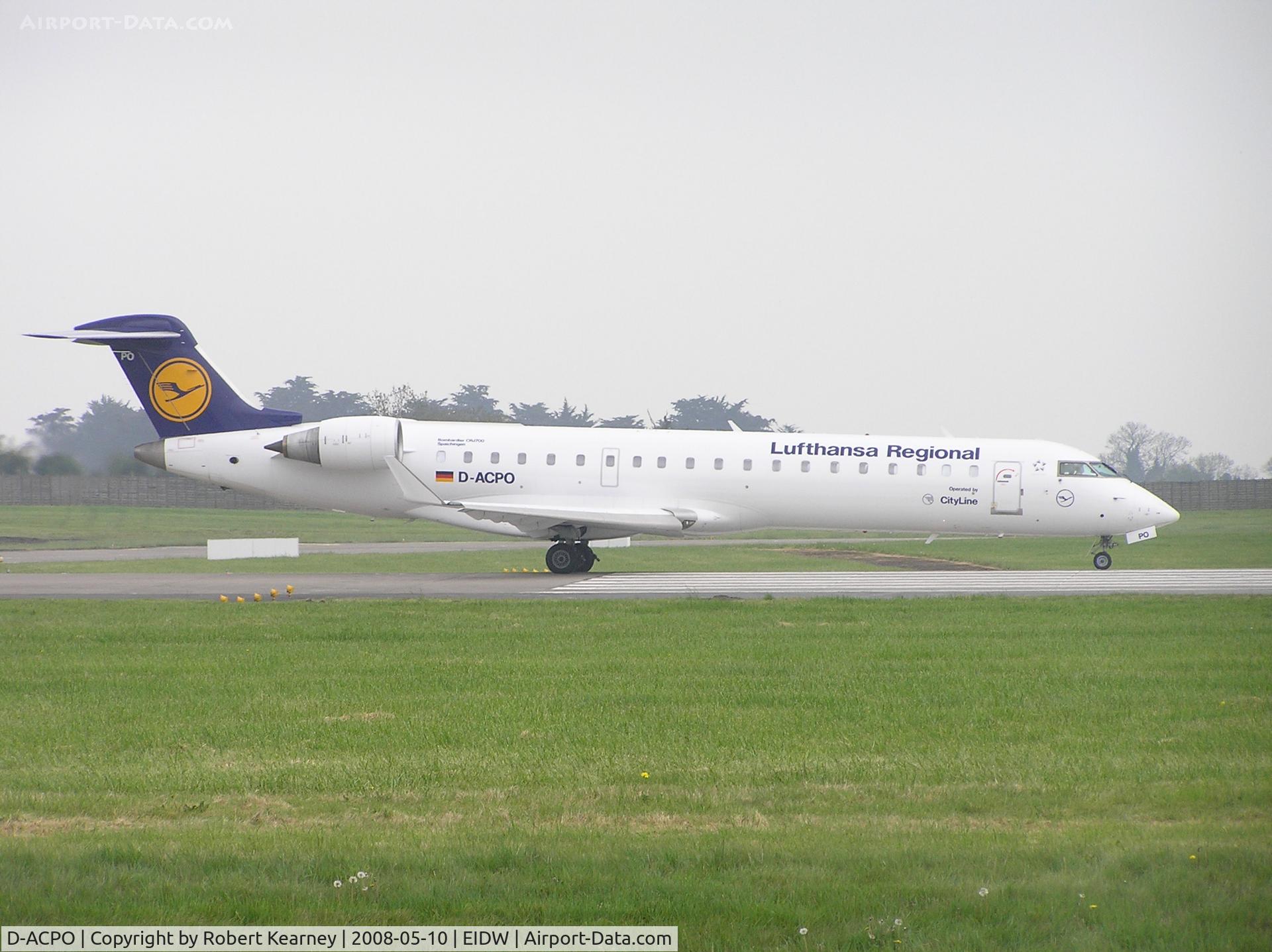 D-ACPO, 2003 Canadair CRJ-701ER (CL-600-2C10) Regional Jet C/N 10085, Lufthansa Regional rolling on r/w 10