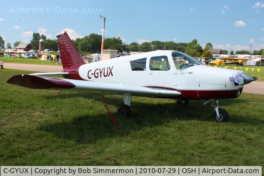C-GYUX, 1971 Piper PA-28-140 Cherokee C/N 28-7125360, Airventure 2010 - Oshkosh, Wisconsin