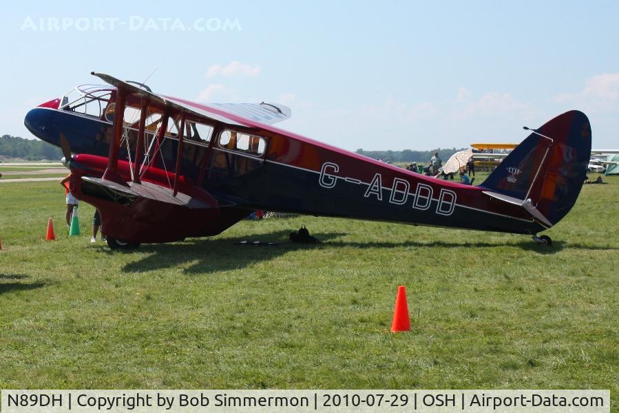 N89DH, 1944 De Havilland DH-89A Dominie/Dragon Rapide C/N 6709, Airventure 2010 - Oshkosh, Wisconsin