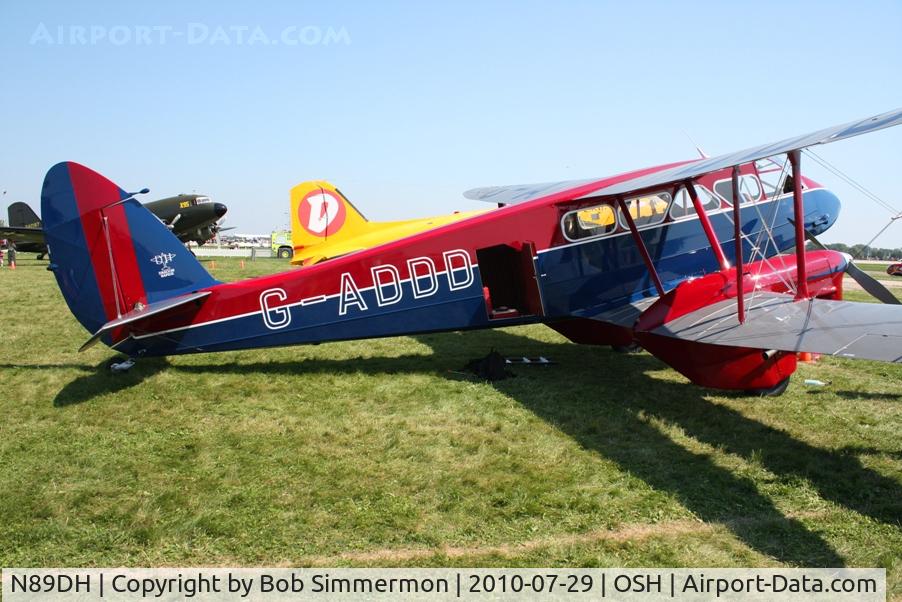 N89DH, 1944 De Havilland DH-89A Dominie/Dragon Rapide C/N 6709, Airventure 2010 - Oshkosh, Wisconsin