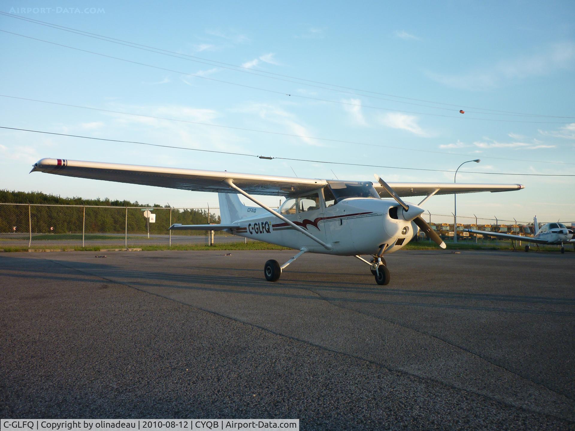 C-GLFQ, 1975 Cessna 172M C/N 17265183, Taken after a city tour with family members. Aircraft parked at CFAQ. This is the flight school that owns the aircraft.