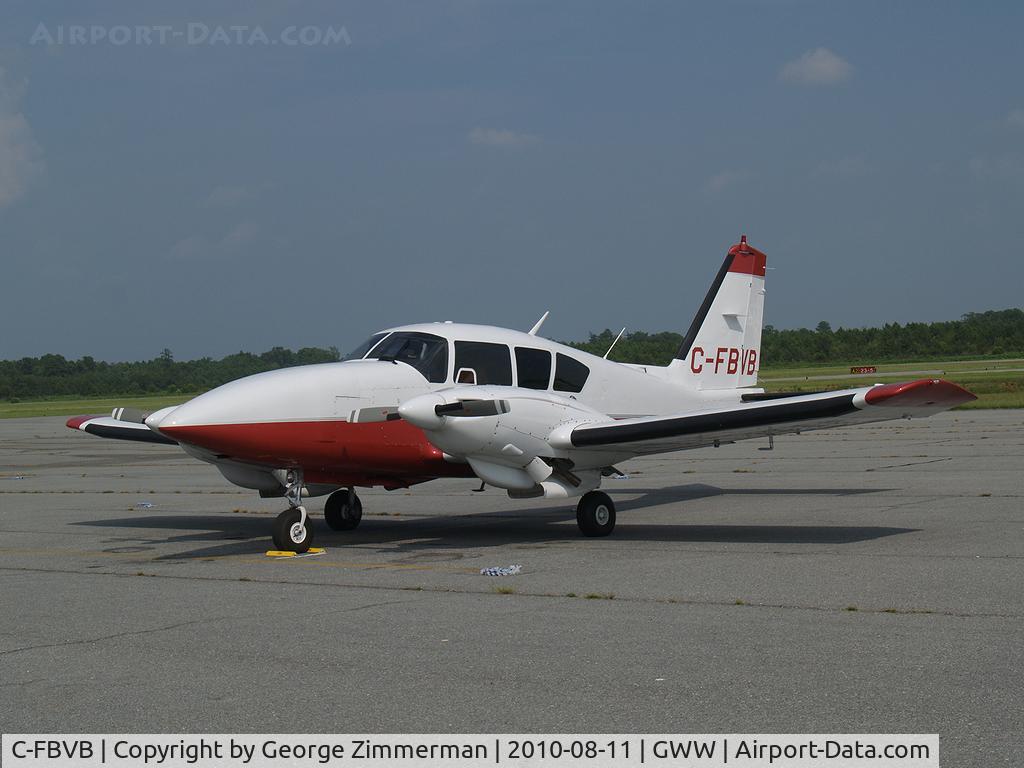 C-FBVB, 1978 Piper PA-23-250 Aztec C/N 27-7854001, Piper Aztec, with Canadian registration that landed at Goldsboro-Wayne for a meeting with local farmers.