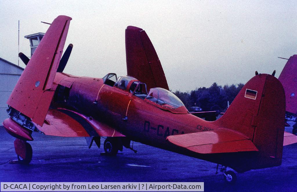 D-CACY, Hawker Sea Fury FB.11 C/N ES.3617, This is a c/s I have exchanged with a unknownin the 1960 ties