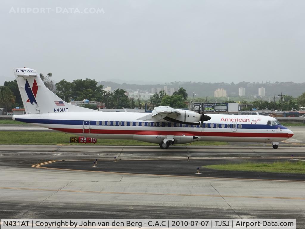 N431AT, 1994 ATR 72-212 C/N 431, American Eagle ATR 72-212 (431) N431AT @ SJU / TJSJ