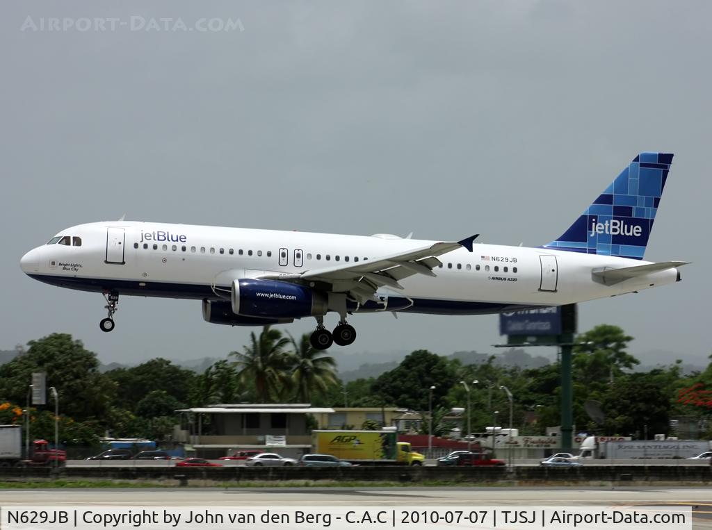 N629JB, 2005 Airbus A320-232 C/N 2580, JetBlue A320-232 (2580) N629JB @ SJU / TJSJ