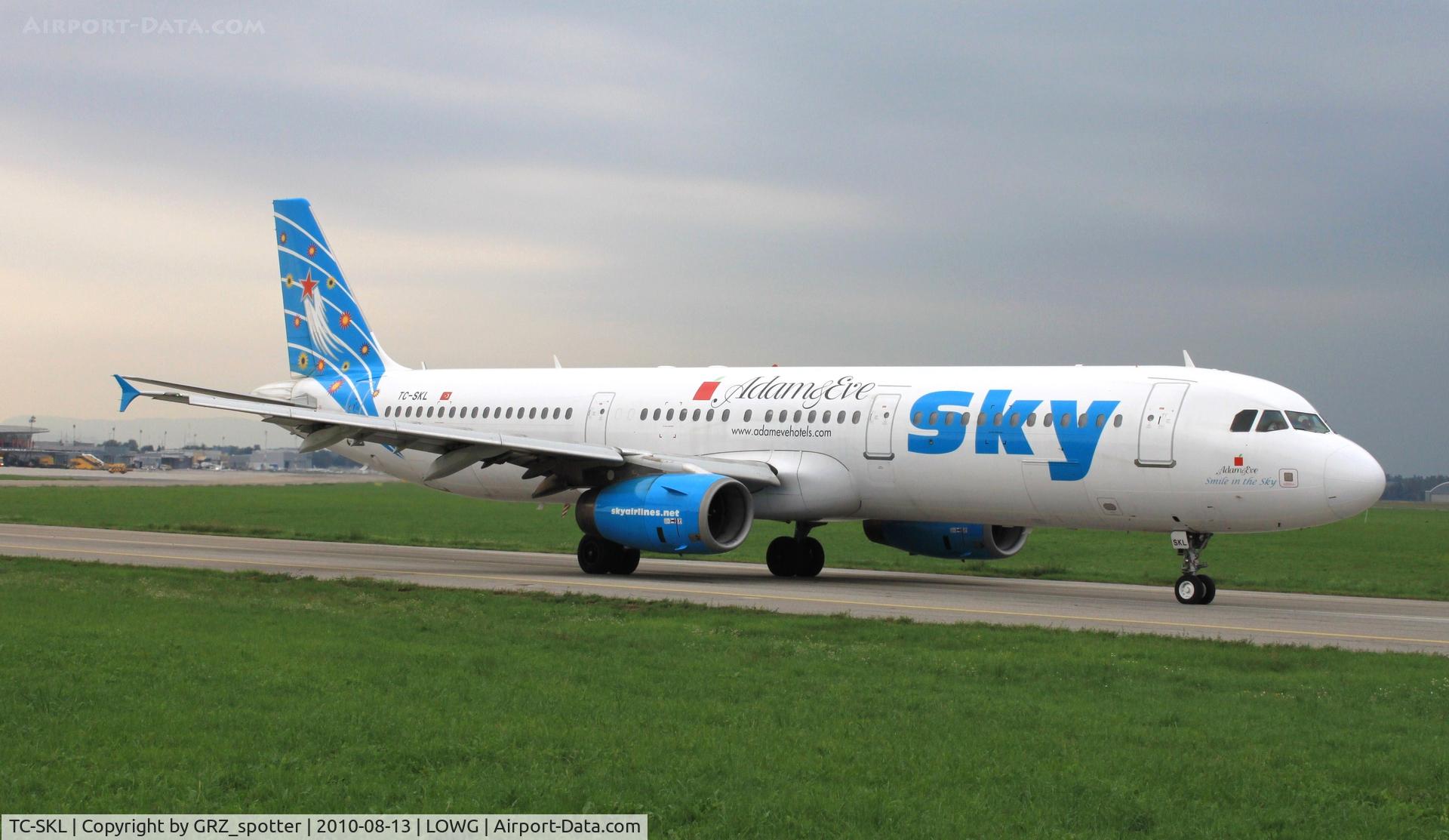 TC-SKL, 2002 Airbus A321-231 C/N 1670, Sky A321 to AYT via DRS
