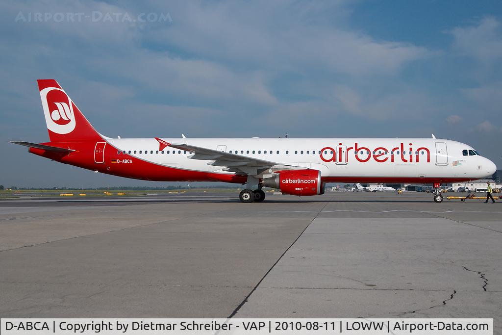 D-ABCA, 2008 Airbus A321-211 C/N 3708, Air Berlin Airbus 321