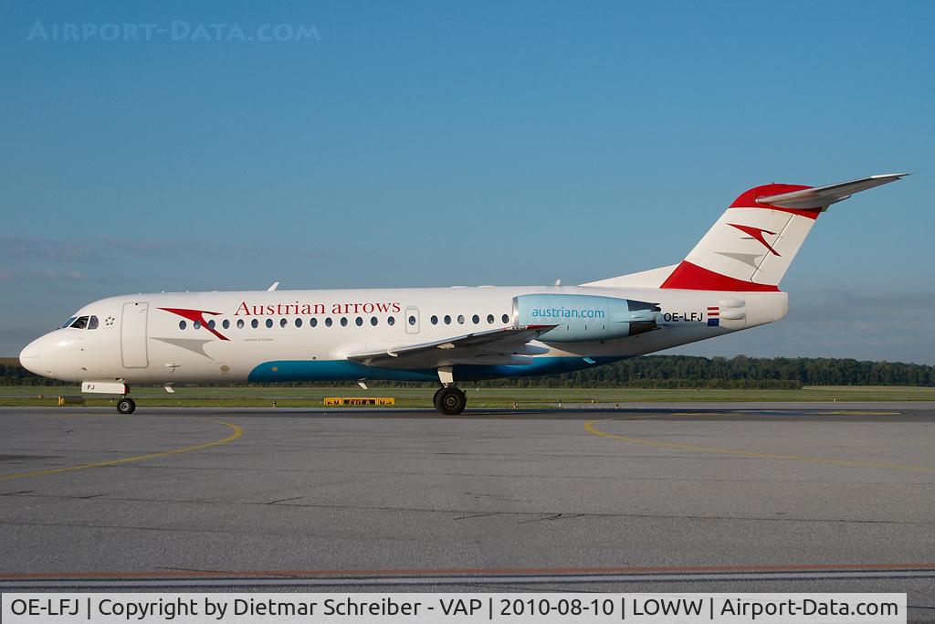 OE-LFJ, 1995 Fokker 70 (F-28-0070) C/N 11532, Austrian Arrows Fokker 70