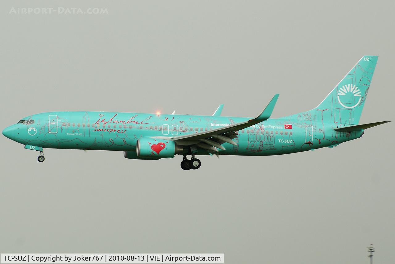 TC-SUZ, 2008 Boeing 737-8HX C/N 29649, SunExpress