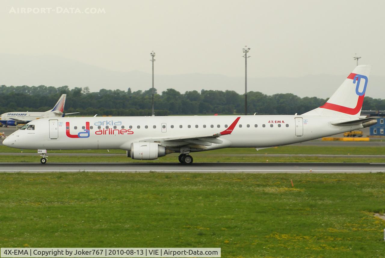 4X-EMA, 2008 Embraer 195LR (ERJ-190-200LR) C/N 19000172, Arkia Airlines