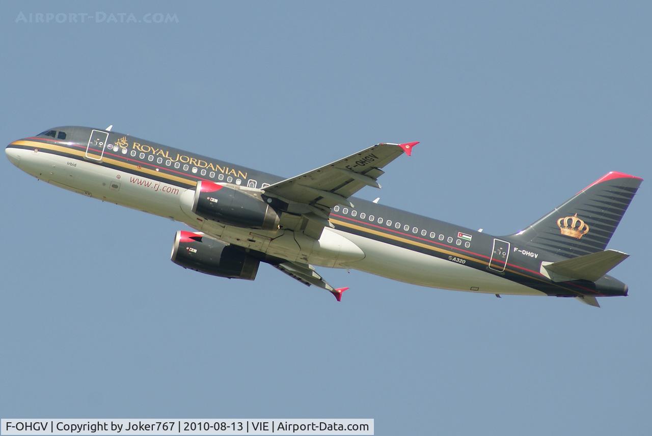 F-OHGV, 2006 Airbus A320-232 C/N 2649, Royal Jordanian