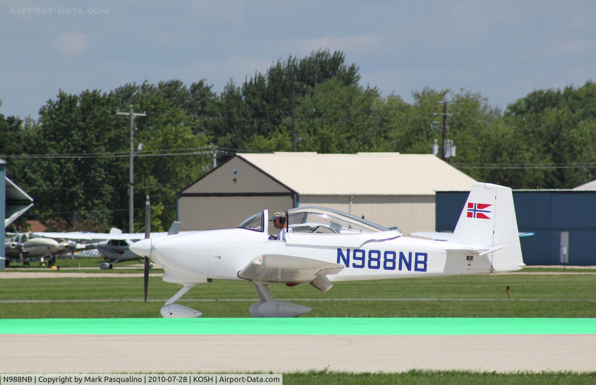 N988NB, Vans RV-8 C/N 81253, JK8SP