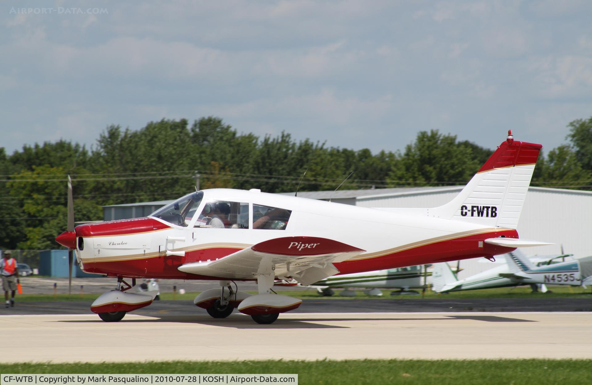 CF-WTB, 1968 Piper PA-28-140 Cherokee C/N 28-24259, Piper PA-28-140