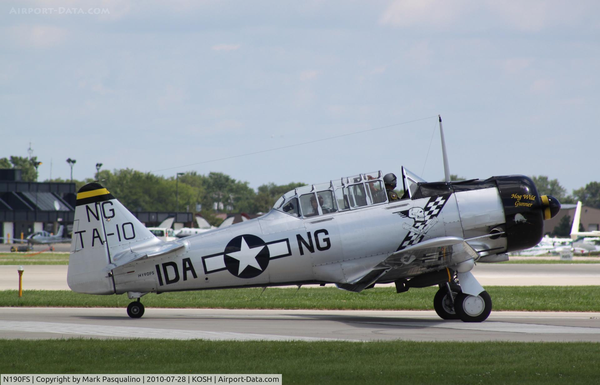 N190FS, 1942 North American AT-6D Texan C/N 88-15143, North American AT-6D