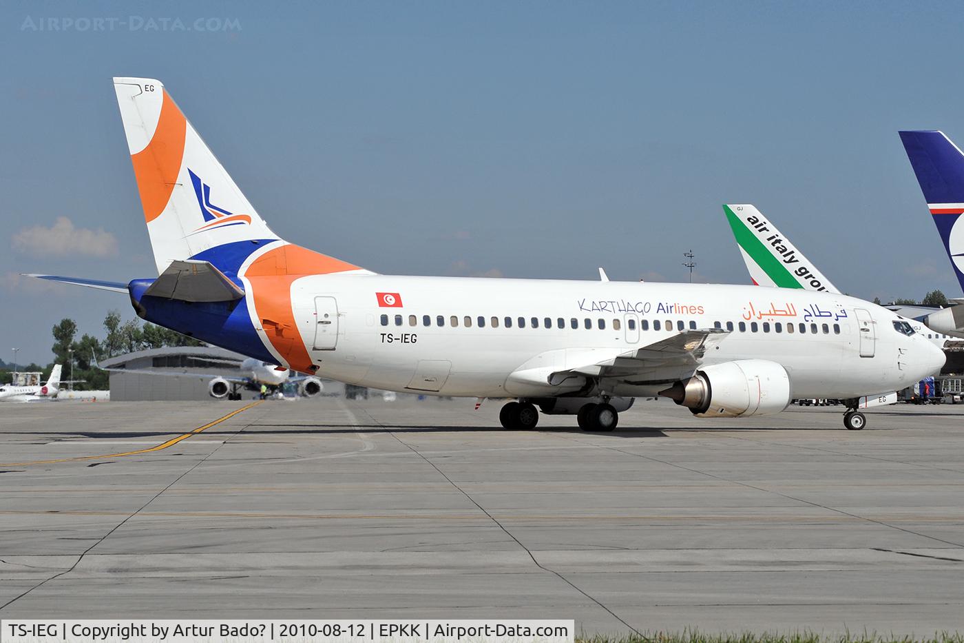TS-IEG, 1998 Boeing 737-31S C/N 29116, Karthago Airlines
