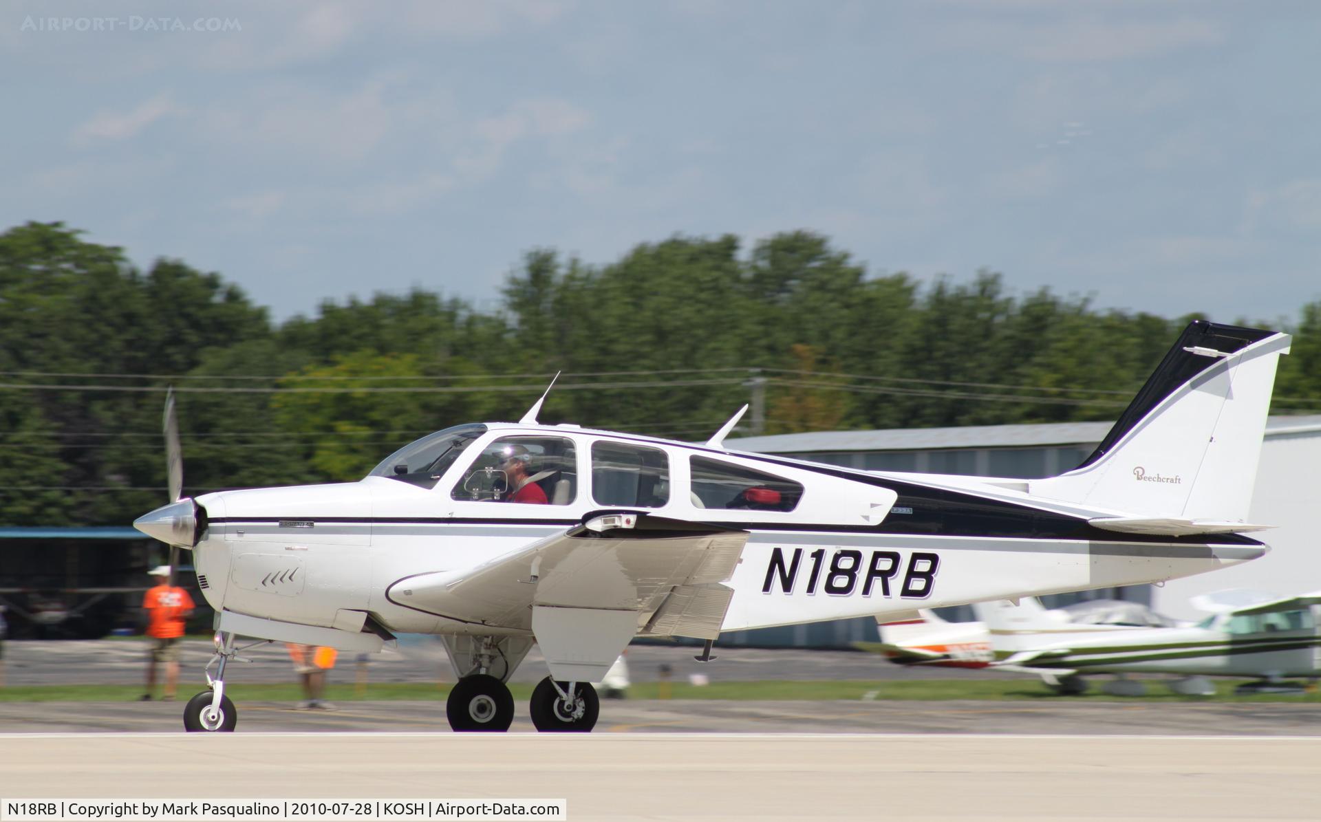 N18RB, 1973 Beech F33A Bonanza C/N CE-461, Beech F33A