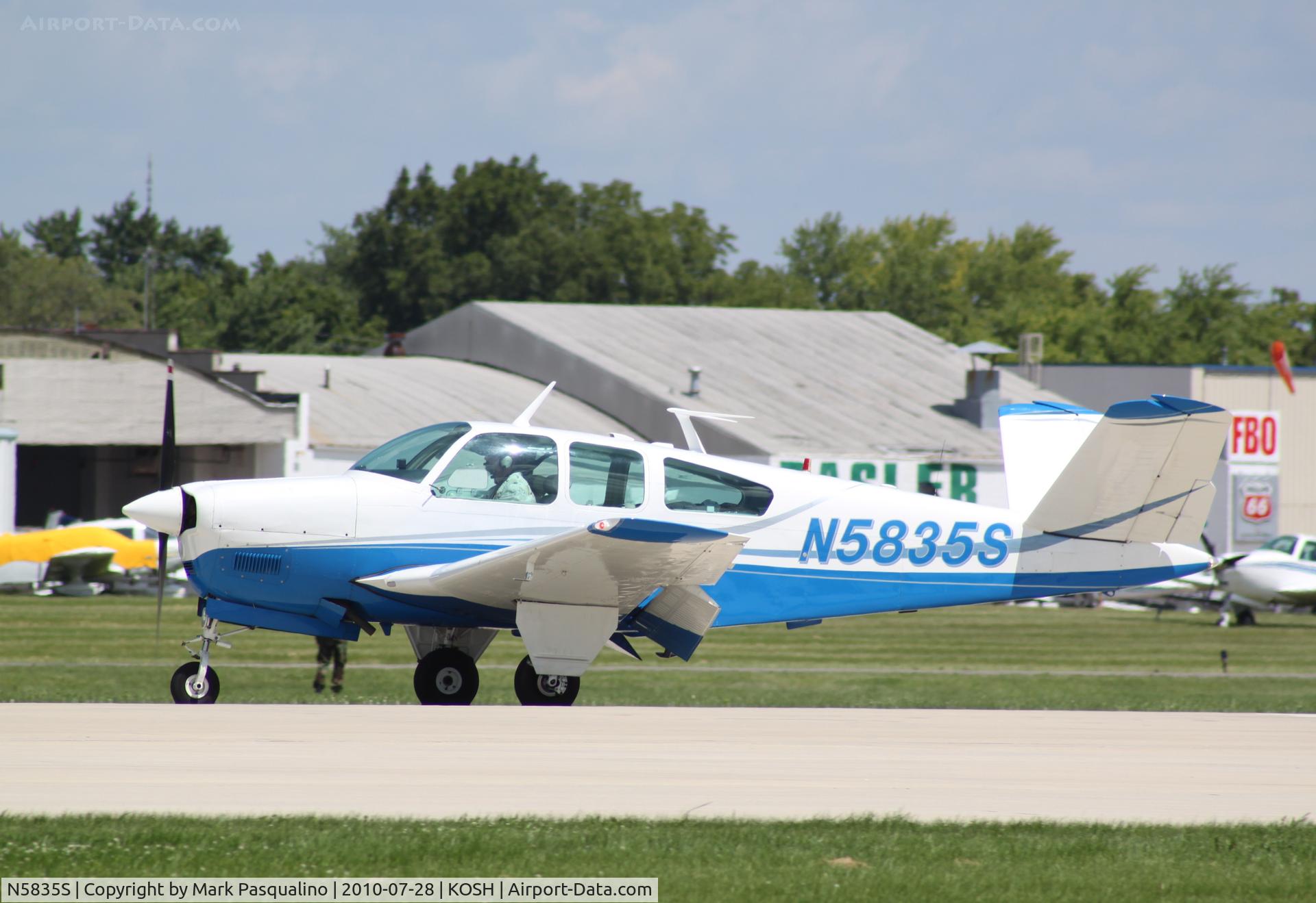 N5835S, 1964 Beech S35 Bonanza C/N D-7734, Beech S35