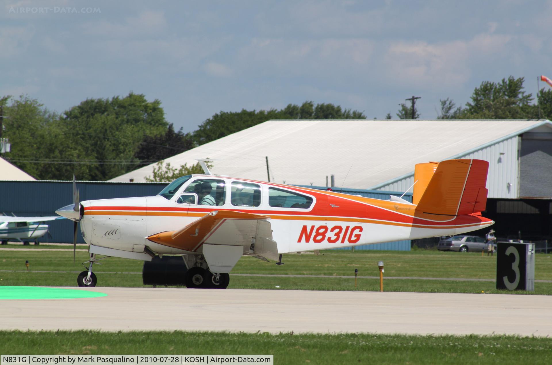 N831G, 1966 Beech V35 Bonanza C/N D-8285, Beech V35