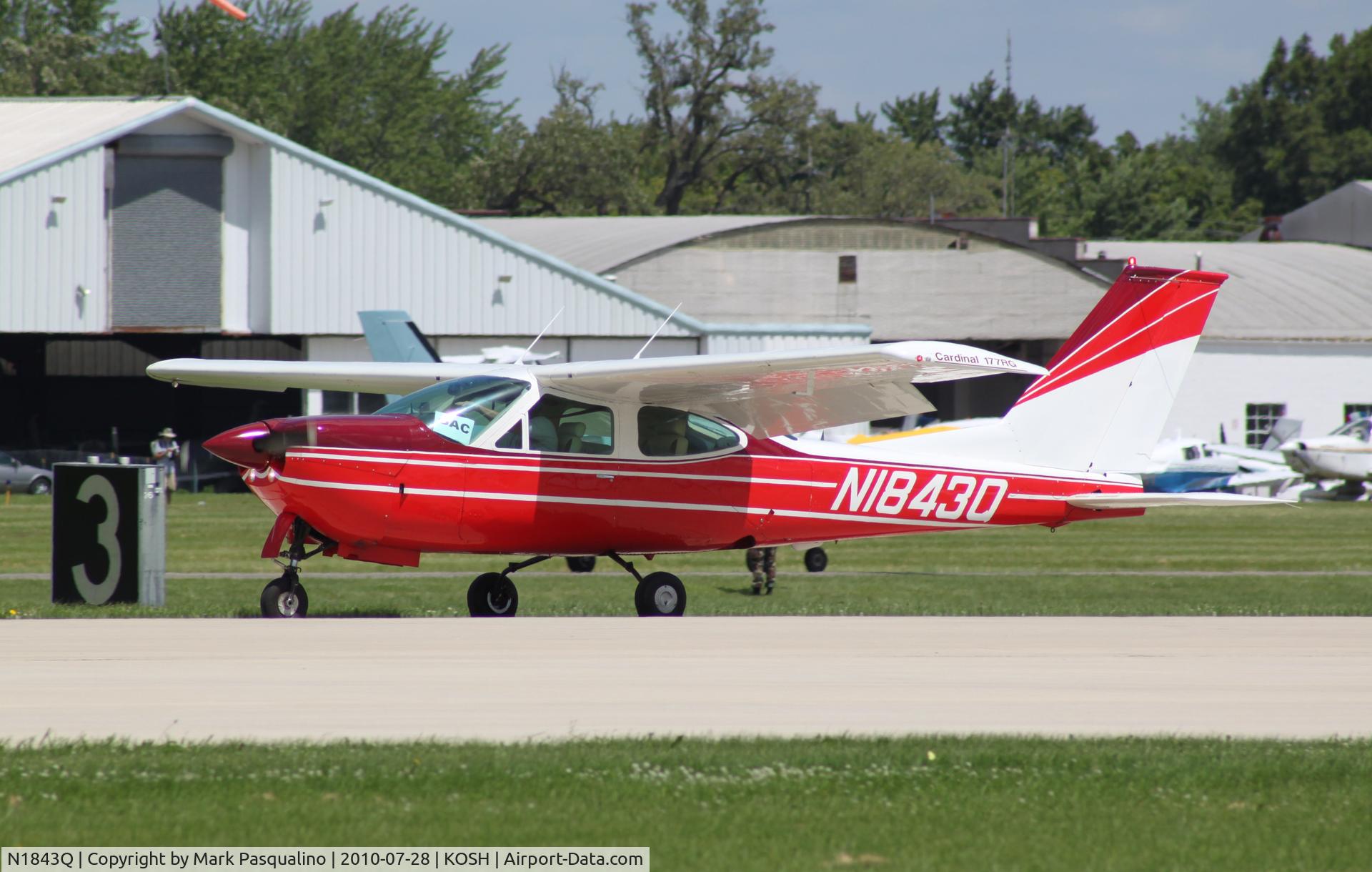 N1843Q, 1972 Cessna 177RG Cardinal C/N 177RG0243, Cessna 177RG