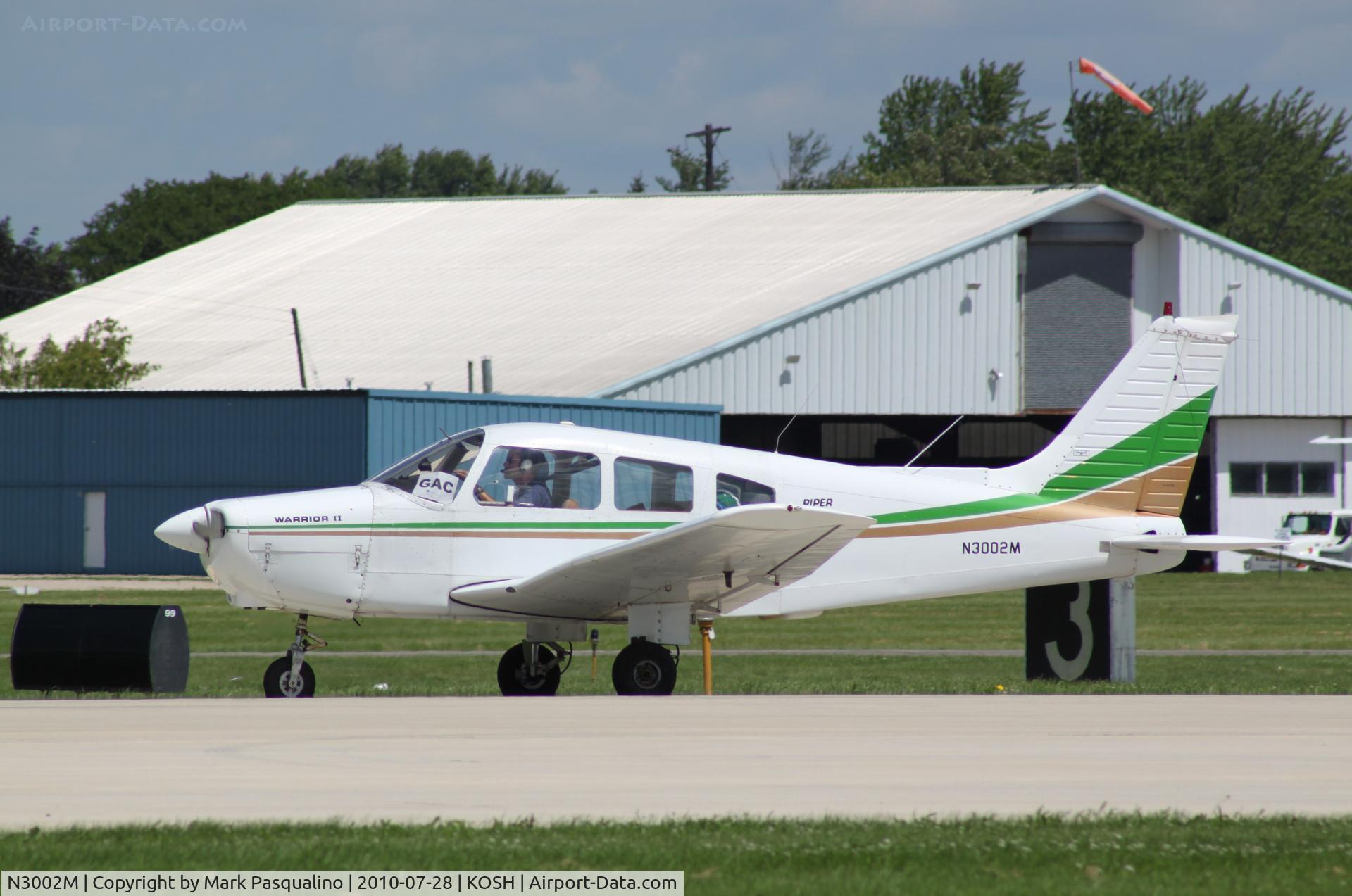 N3002M, 1978 Piper PA-28-161 C/N 28-7816327, Piper PA-28-161