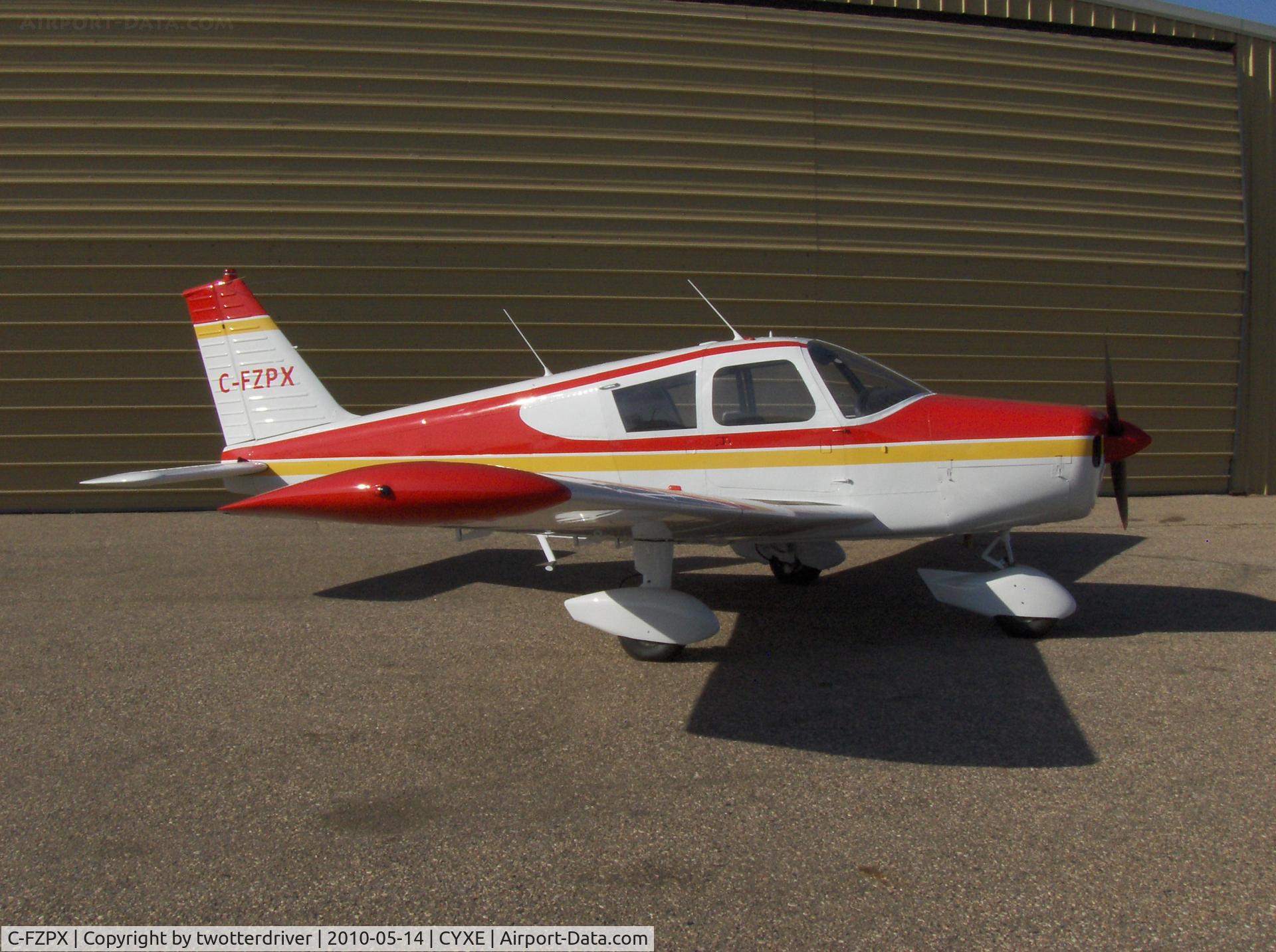 C-FZPX, 1963 Piper PA-28-180 C/N 28-1305, In front of the hangar