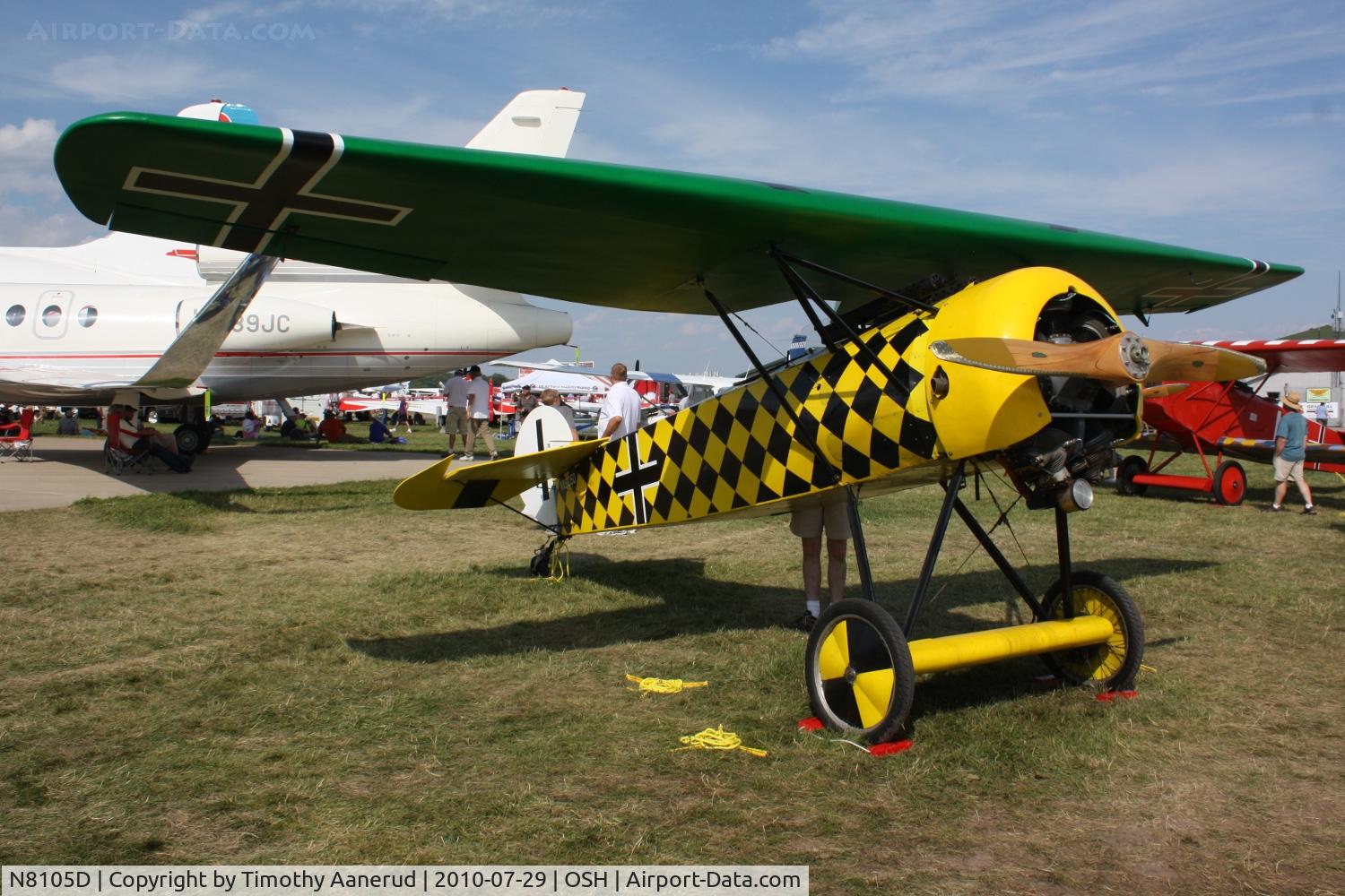 N8105D, 2008 Fokker D-VIII Replica C/N 2790, 2008 FOKKER D-VIII, c/n: 2790