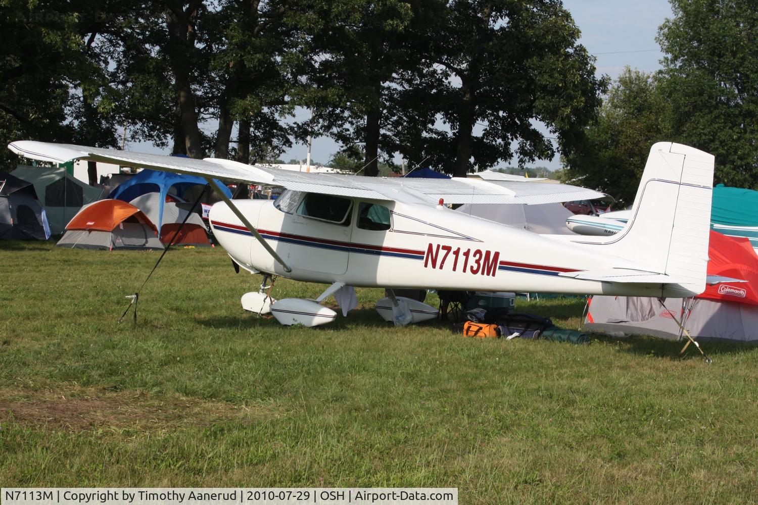 N7113M, 1958 Cessna 175 Skylark C/N 55413, 1958 Cessna 175, c/n: 55413