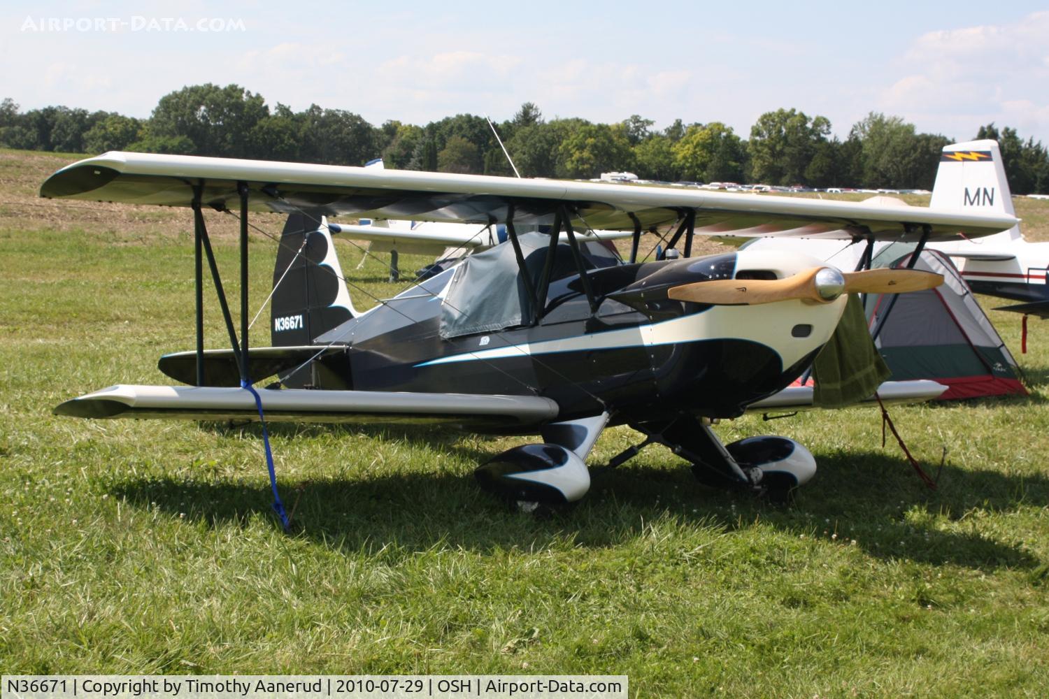 N36671, 1973 EAA Biplane Model P C/N 002, 1973 Olson EAA BIPLANE MOD 