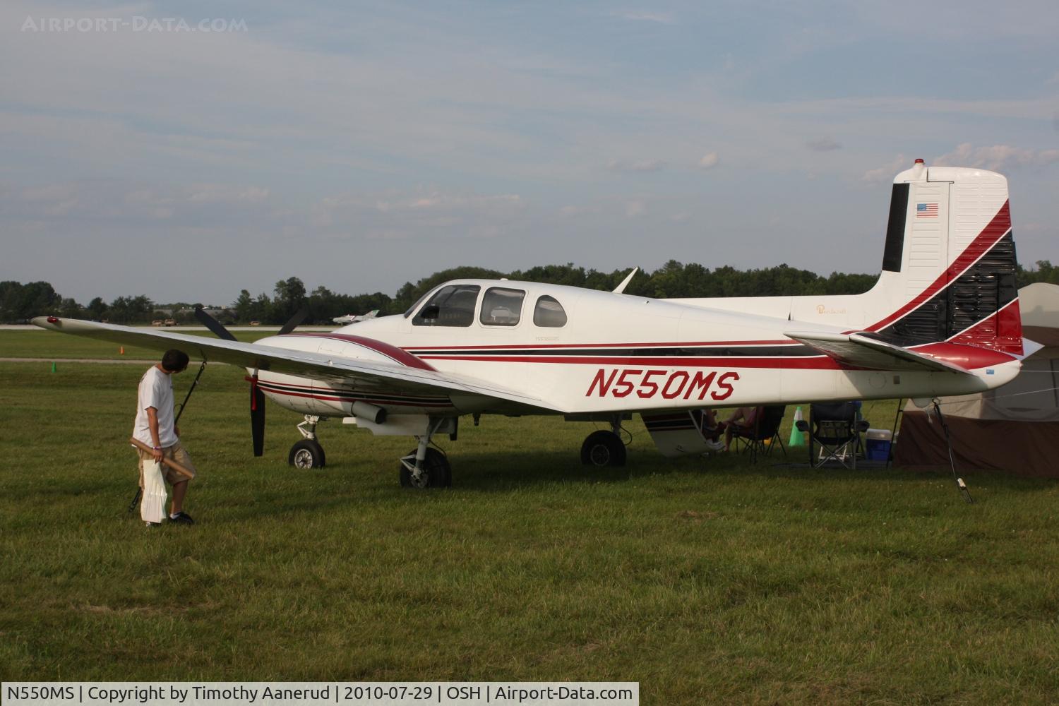 N550MS, 1960 Beech D50C Twin Bonanza C/N DH-276, 1960 Beech D50C, c/n: DH-276