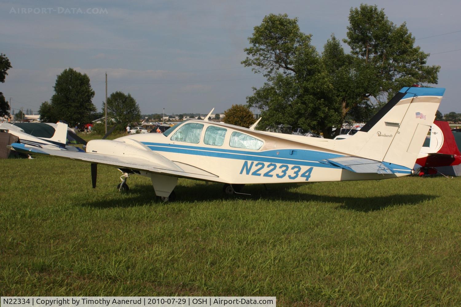N22334, 1977 Beech E-55 Baron C/N TE-1111, 1977 Beech E-55, c/n: TE-1111