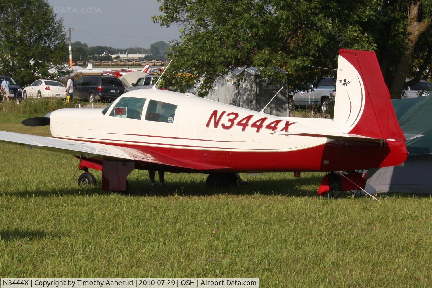 N3444X, 1966 Mooney M20E C/N 1132, 1966 Mooney M20E, c/n: 1132