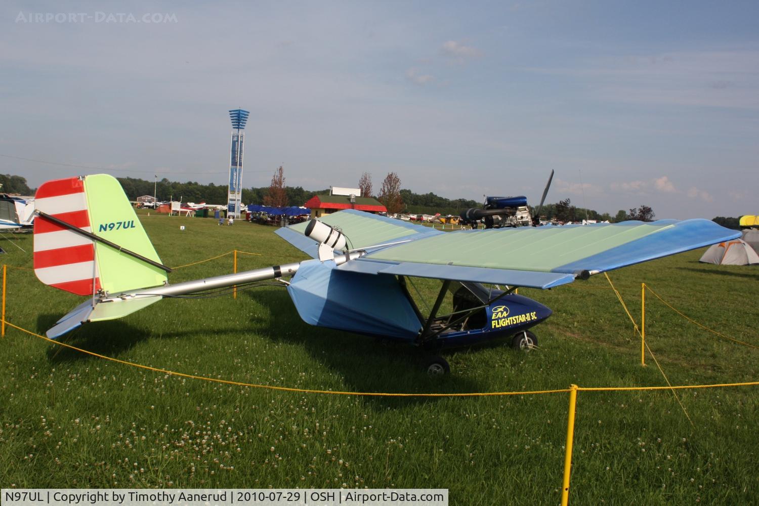 N97UL, 1997 Flightstar IISL C/N 182, 1997 Experimental Acft Assoc Inc FS-II SL, c/n: 182