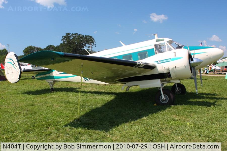 N404T, 1959 Beech E18S-9700 Twin Beech C/N BA-432, Airventure 2010 - Oshkosh, Wisconsin