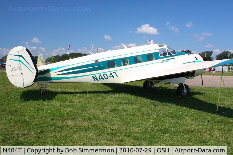 N404T, 1959 Beech E18S-9700 Twin Beech C/N BA-432, Airventure 2010 - Oshkosh, Wisconsin
