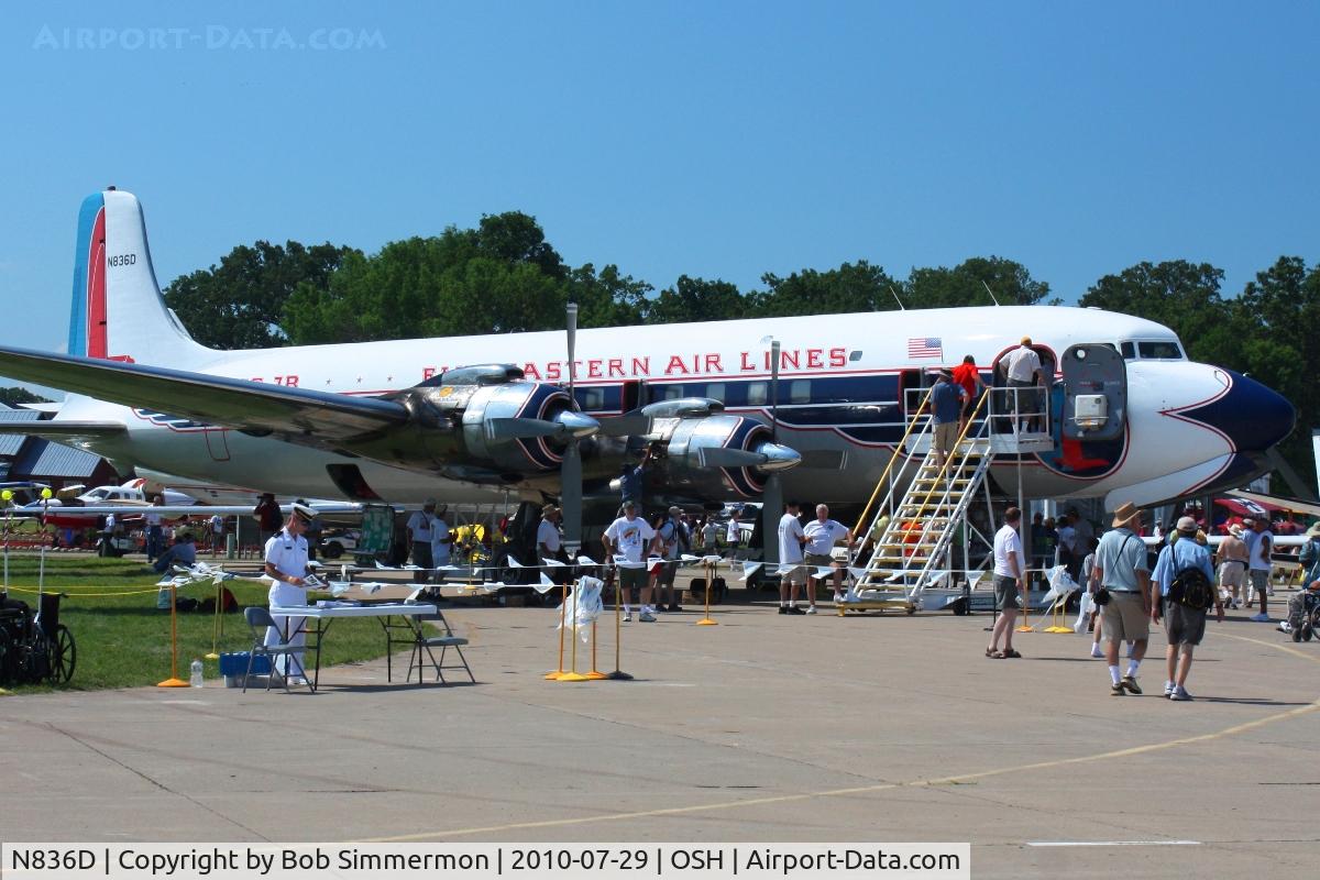 N836D, 1957 Douglas DC-7B C/N 45345, Airventure 2010 - Oshkosh, Wisconsin